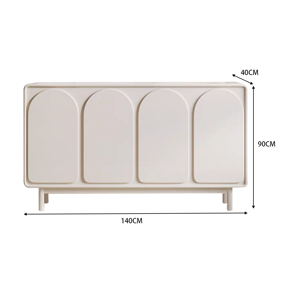 LUXORA SC1019 80/120/150CM Modern Simple Rock Slab Countertop Dining Sideboard