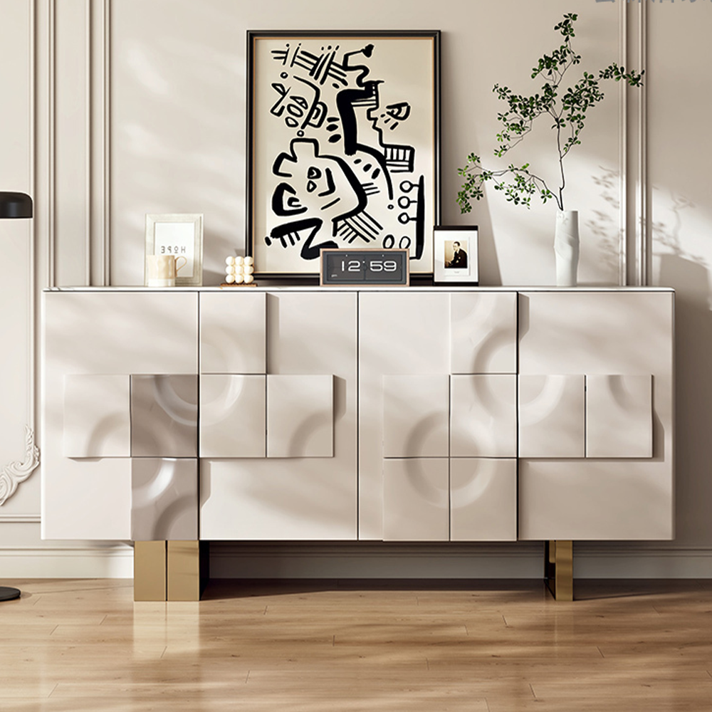 LUXORA SC1023 140/160CM  Light Luxury Stone Countertop Sideboard