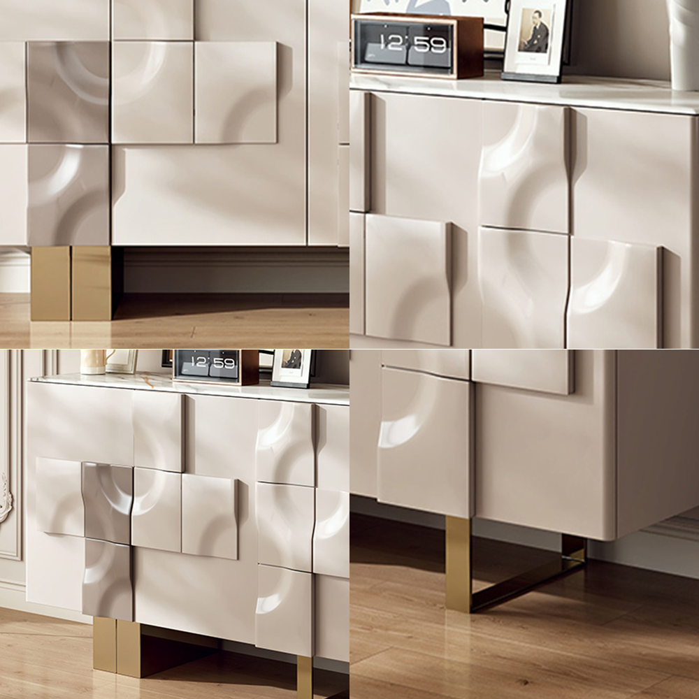 LUXORA SC1023 140/160CM  Light Luxury Stone Countertop Sideboard