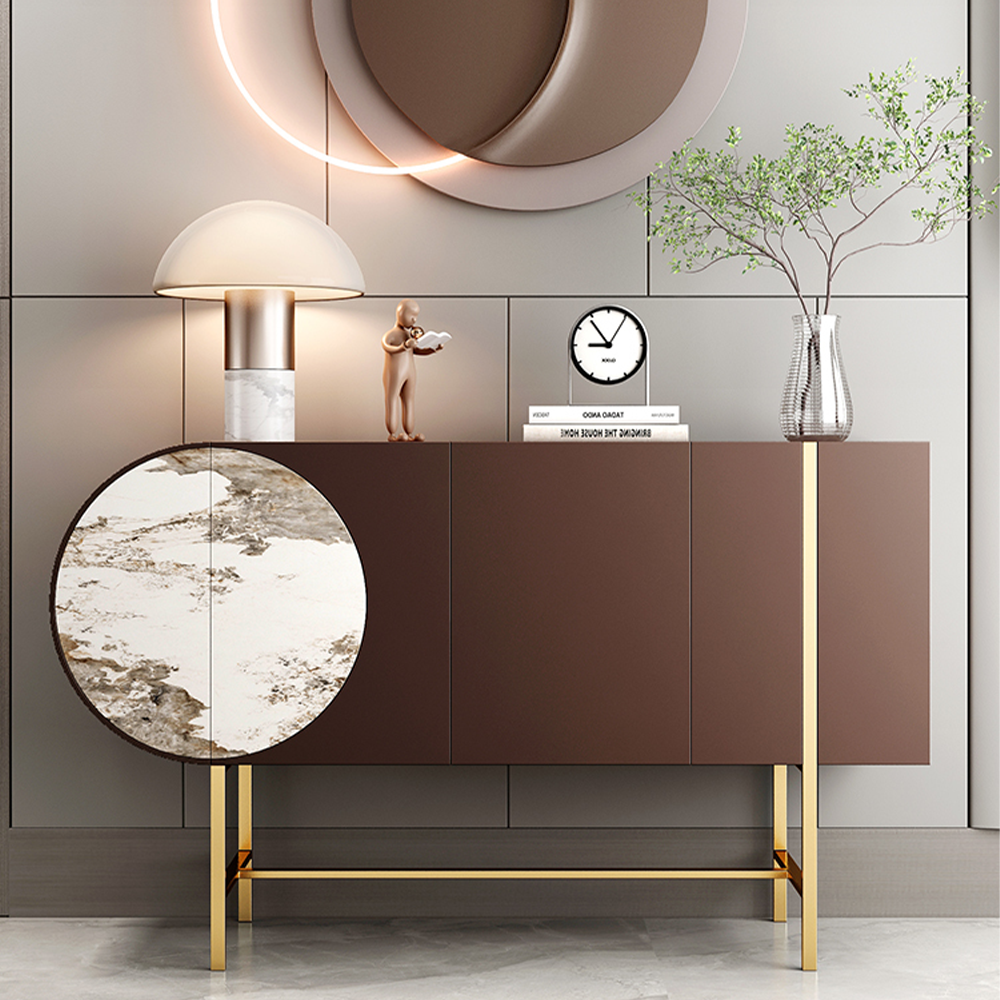 LUXORA SC1025 150CM Modern Minimalist Rock Slab Countertop Dining Sideboard