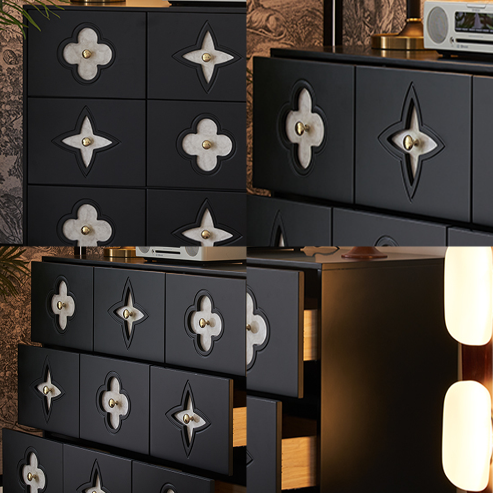 LUXORA SC1026 120CM French Natural Shell Decoration Sideboard