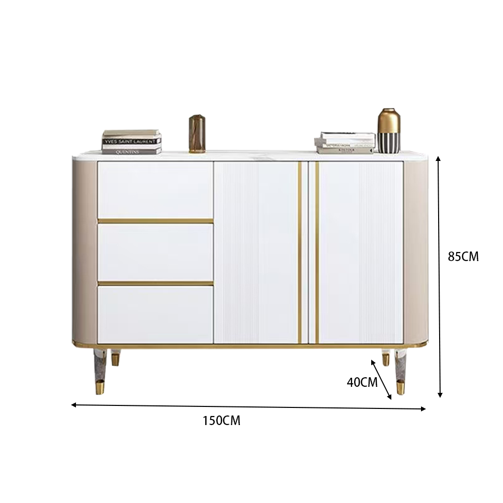 LUXORA SC1028 150CM Light Luxury Slate Countertop Sideboard