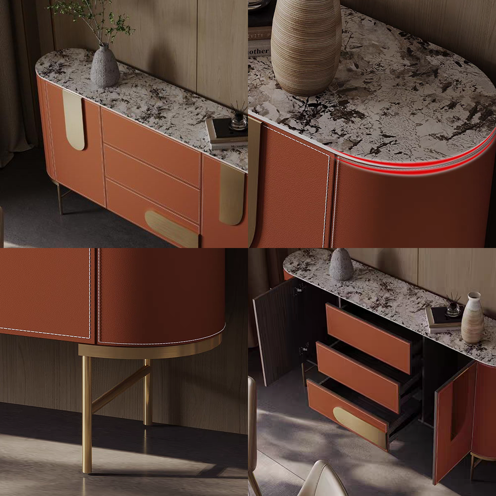 LUXORA SC1029 150CM Light Luxury Slate Countertop Sideboard