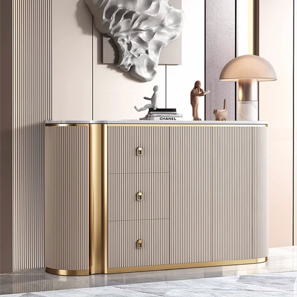 LUXORA SC1030 150CM Light luxury Style Rock Slate Countertop Sideboard