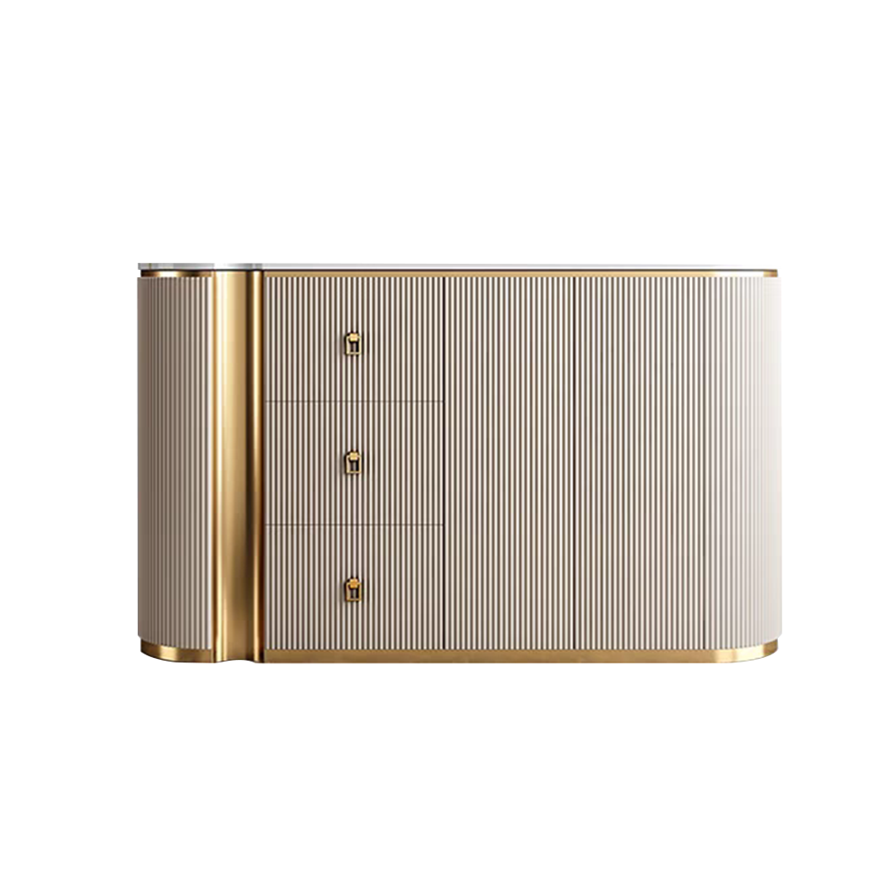 LUXORA SC1030 150CM Light luxury Style Rock Slate Countertop Sideboard