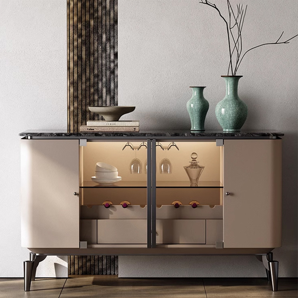 LUXORA SC1031 150CM Modern Simple Rock Slab Countertop Dining Sideboard