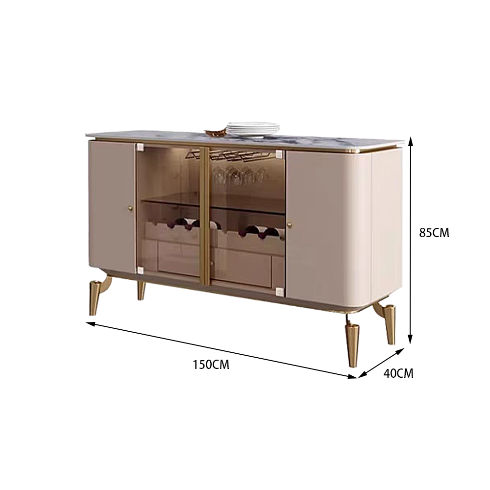 LUXORA SC1031 150CM Modern Simple Rock Slab Countertop Dining Sideboard