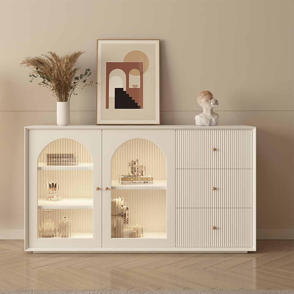 LUXORA SC1033 150CM Modern Simple Cream Style Sideboard