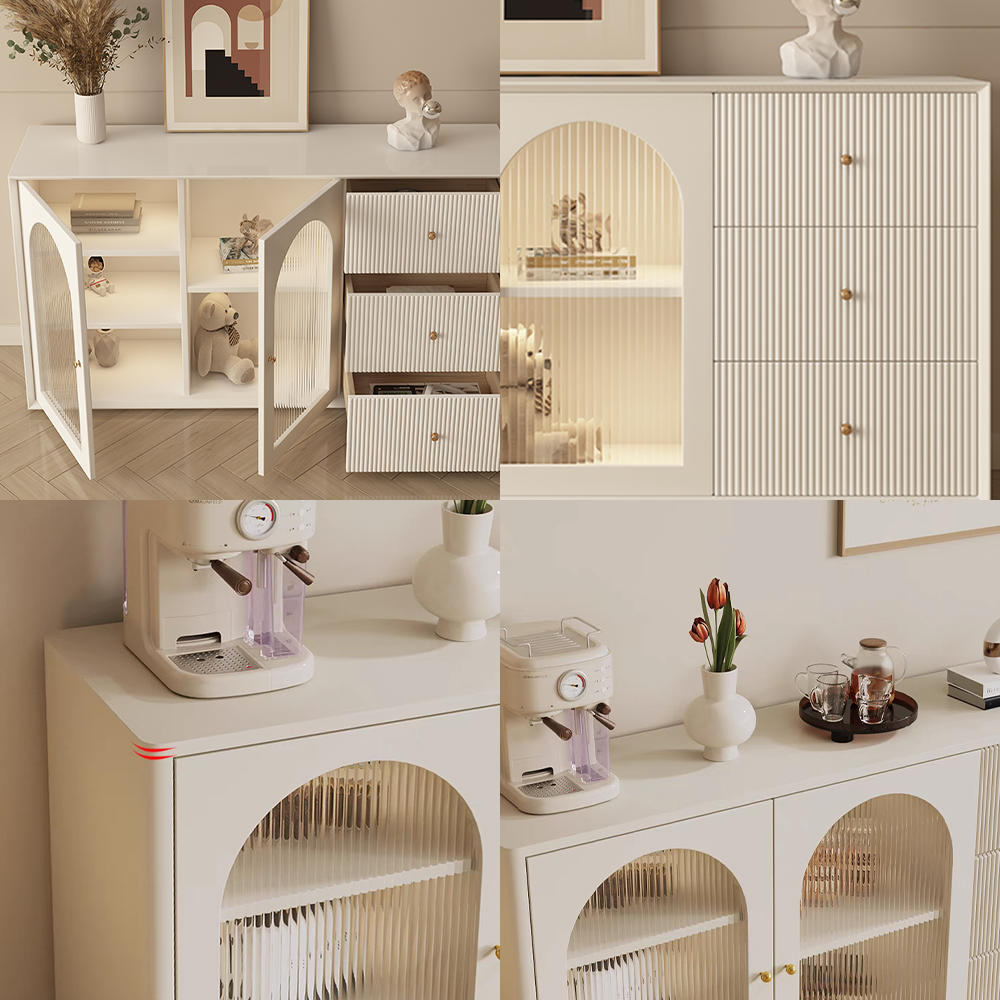 LUXORA SC1033 150CM Modern Simple Cream Style Sideboard