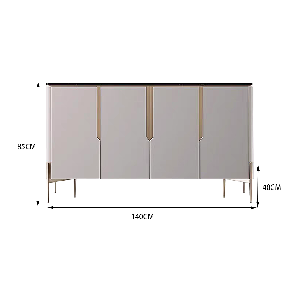 LUXORA SC1034 150CM Light Luxury Slate Countertop Sideboard