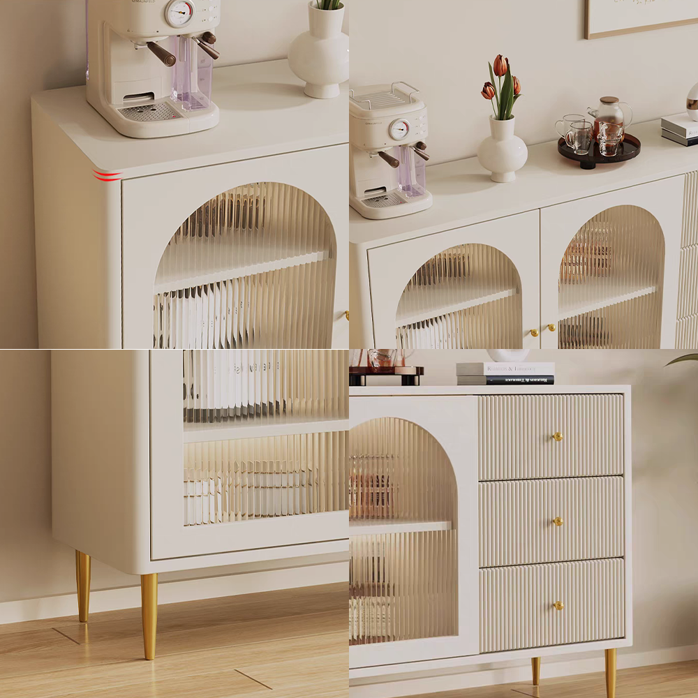 LUXORA SC1037 150CM Modern Simple Cream Style Dining Sideboard