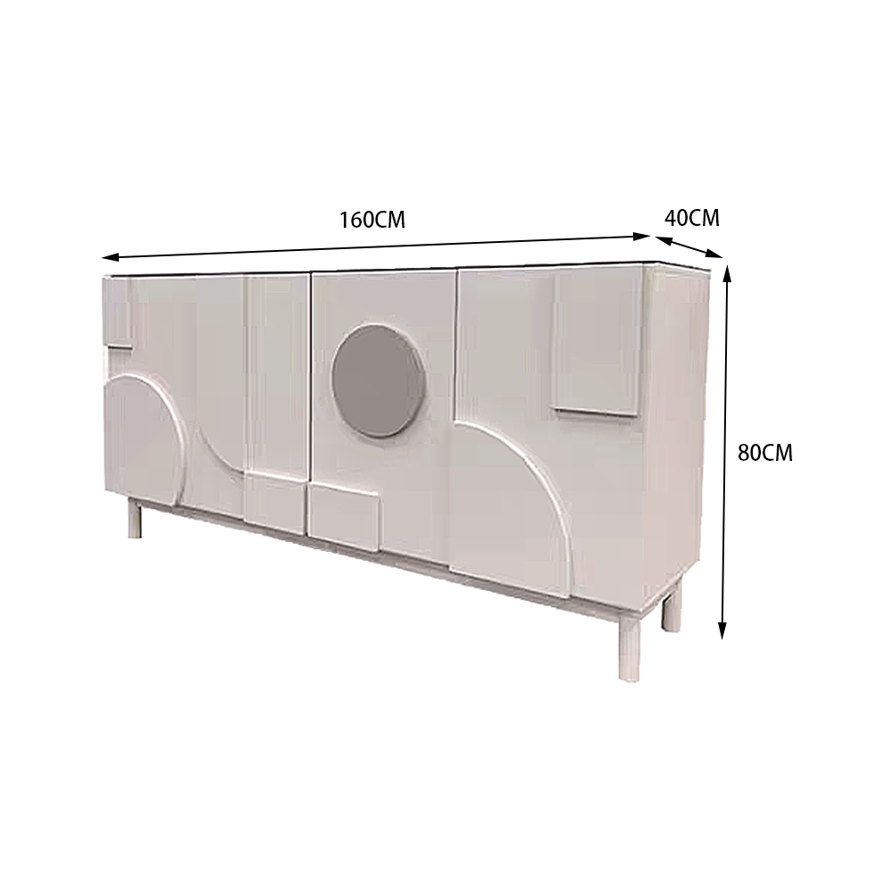 LUXORA SC1038 140/160CM Light Luxury Ultra-Crystal Countertop Dining Sideboard