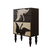 LUXORA SC1039 Solid Wood Hand Painted Sideboard