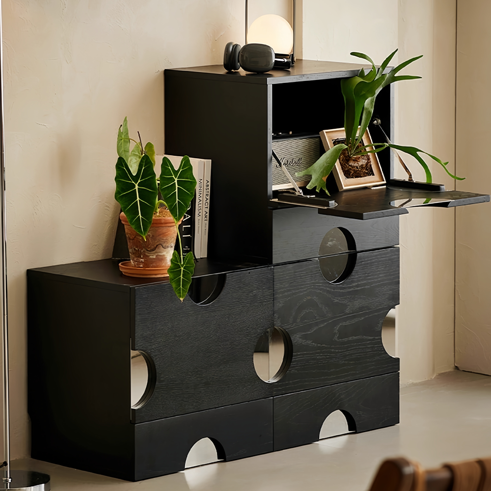 LIVARA SC1049 50CM Solid Wood Combination Multifunctional Sideboard