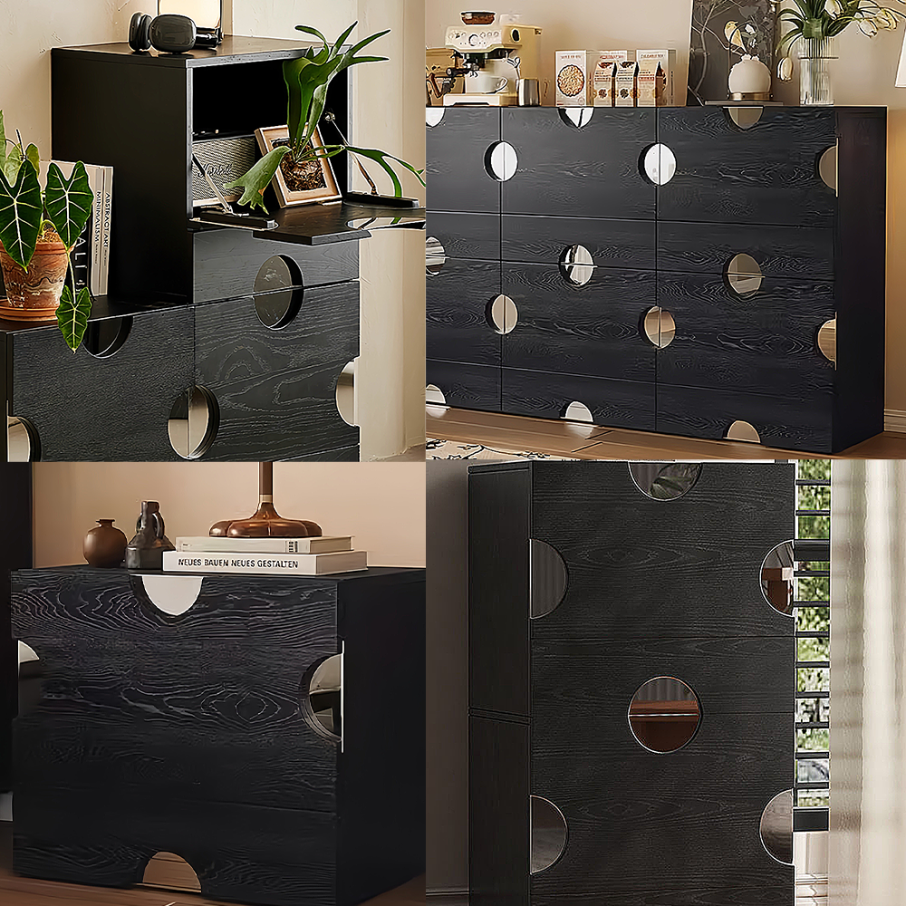 LIVARA SC1049 50CM Solid Wood Combination Multifunctional Sideboard