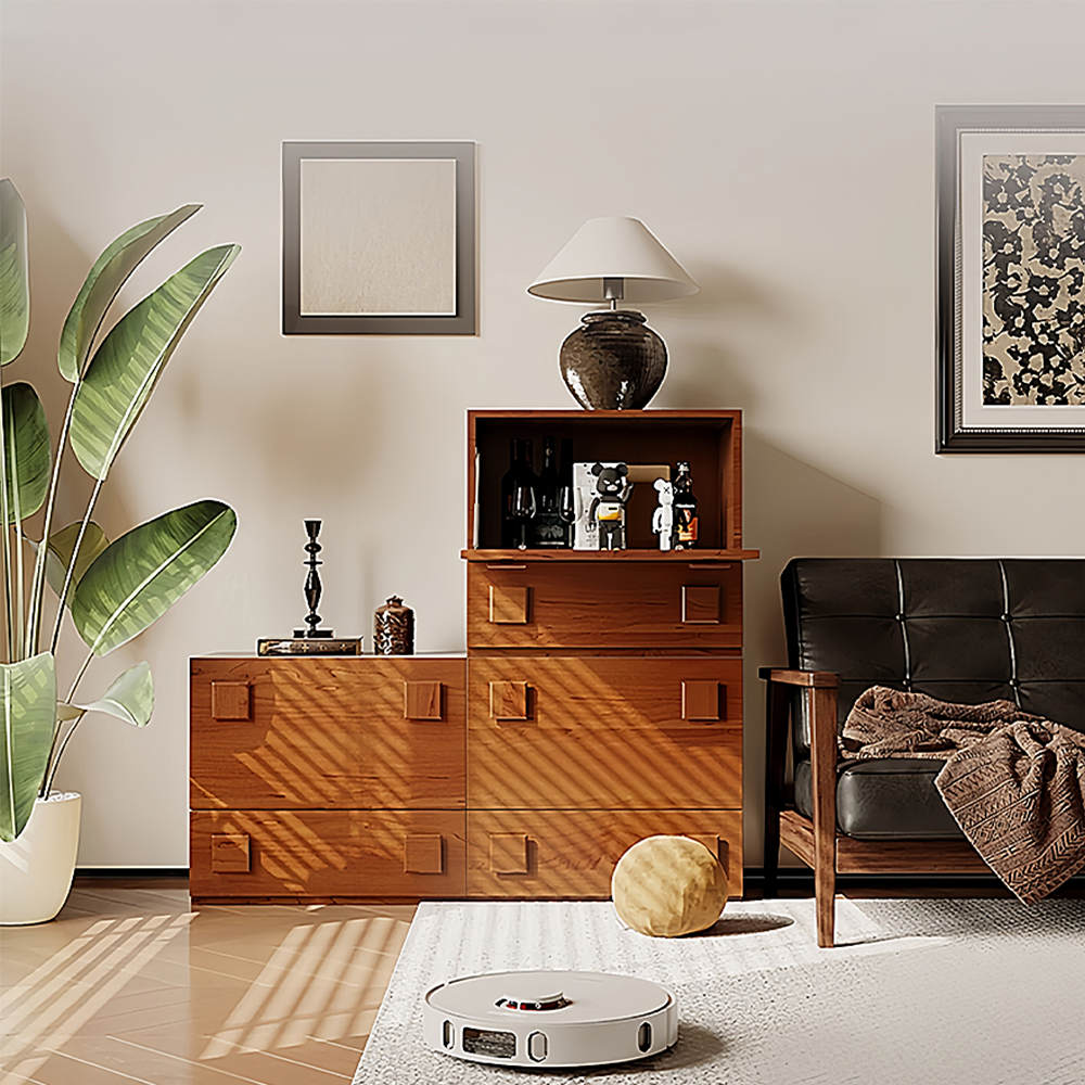 LIVARA SC1050 58CM Solid Wood Combination Multifunctional Sideboard