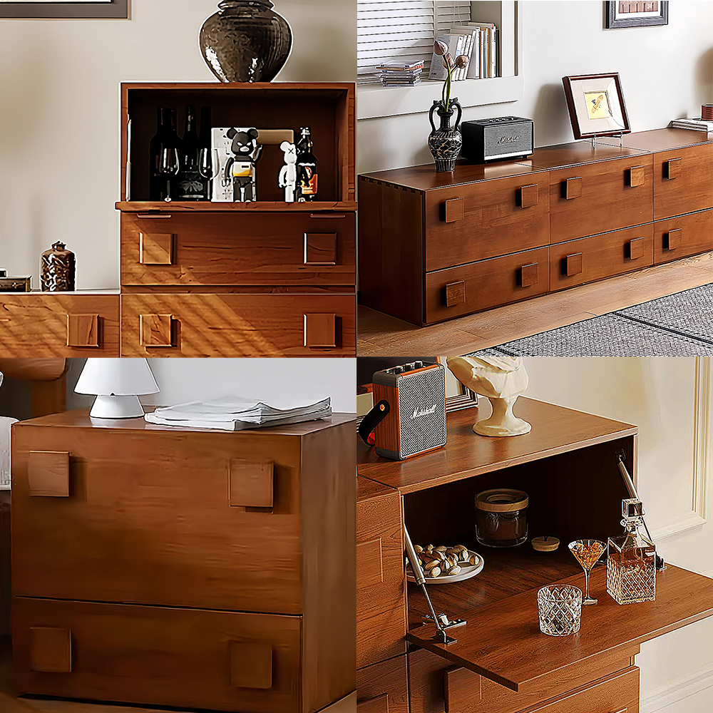 LIVARA SC1050 58CM Solid Wood Combination Multifunctional Sideboard