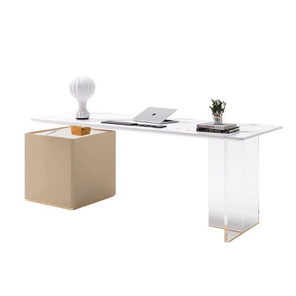 LUXORA WD1023 140/160/180cm Minimalist Style Sintered Stone Desk