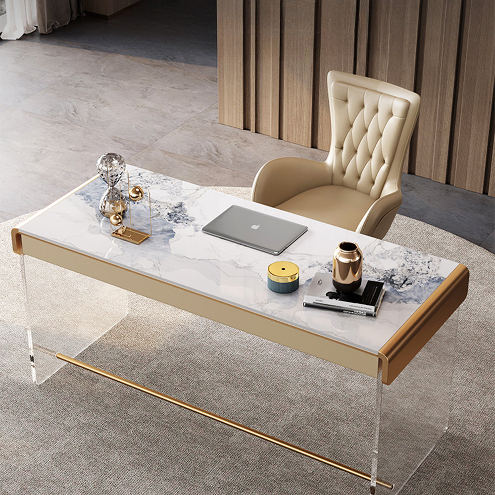 LUXORA WD1027 136/158/178cm Minimalist Style Sintered Stone Desk