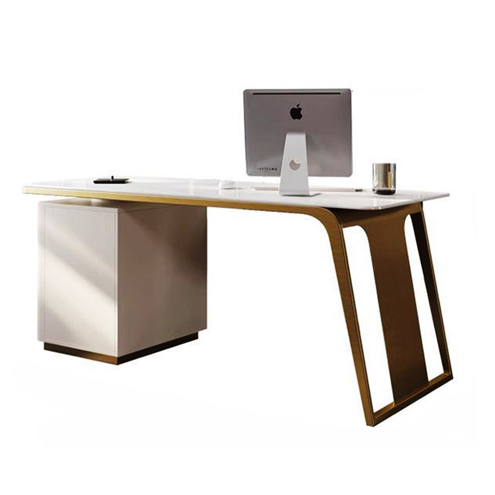 LUXORA WD1031 140/160/180cm Minimalist Style Sintered Stone Desk