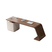 LUXORA WD1039 140/160/180/200cm Length Office Desk With Storage Cabinet