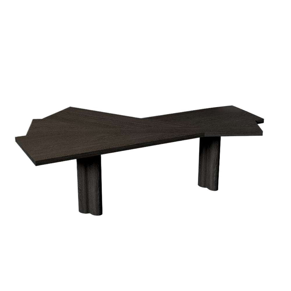 LUXORA WD1044 180cm Length Irregular-shaped Office Desk