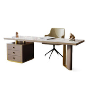 LUXORA WD1045 140/160/180cm Minimalist Style Sintered Stone  Desk