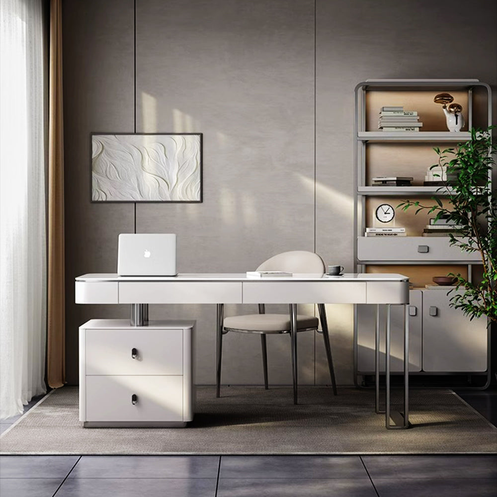 LUXORA WD1046 120/140/160cm Minimalist Style Sintered Stone Desk