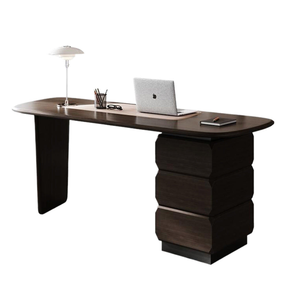 LUXORA WD1052 160/180/200cm Light Luxury Solid Wood Desk