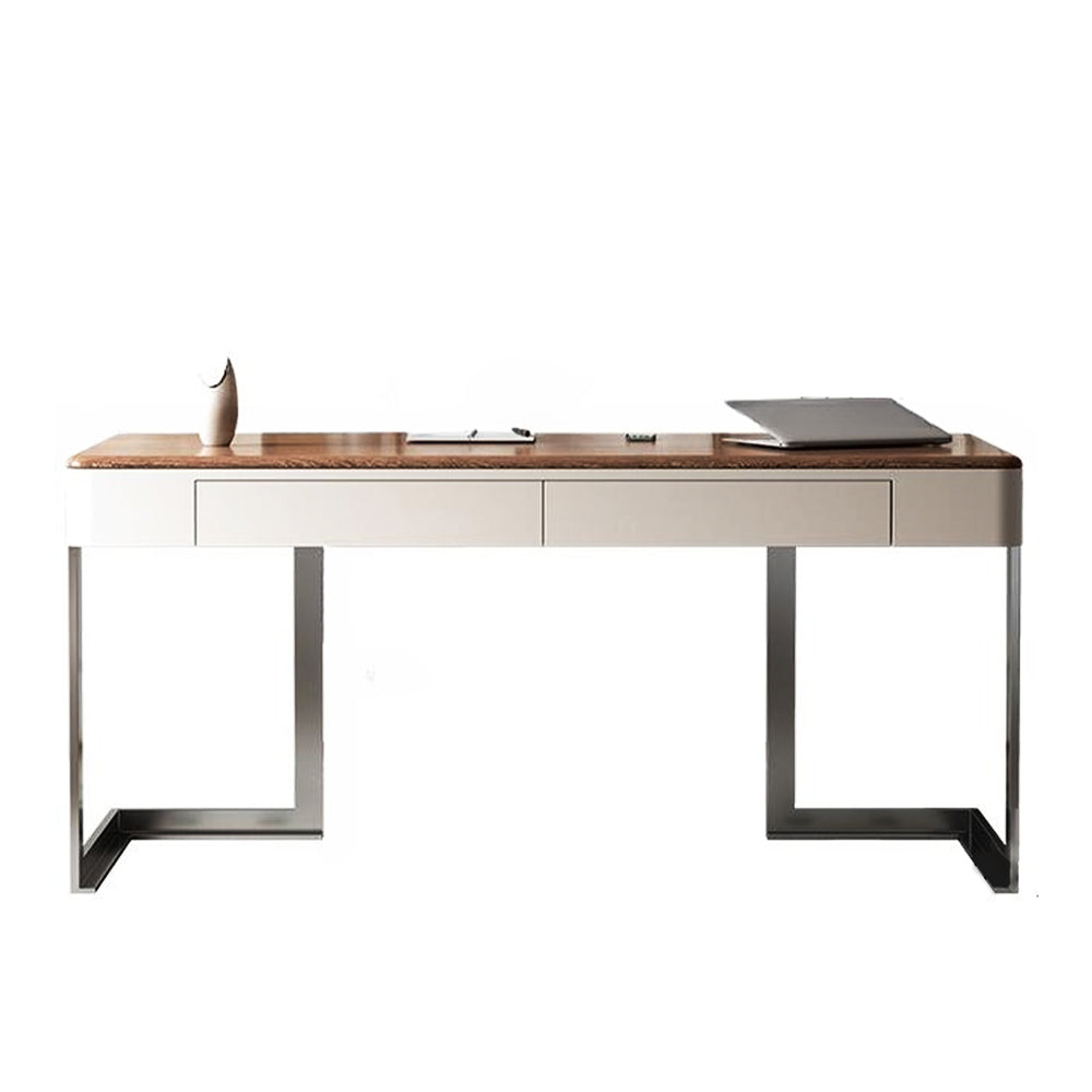 LUXORA WD1053 100/120/140/160CM Minimalist Style Walnut-Colored Desk