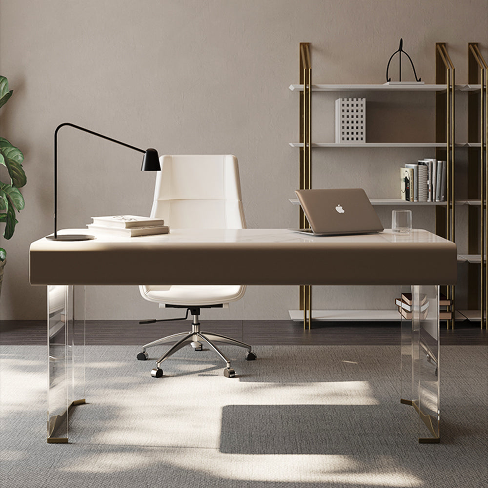 LUXORA WD1055 140/160/180cm Minimalist Style Sintered Stone Desk