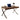 LUXORA WD1059 120/140/160/180cm Light Luxury Style Walnut Color Solid Wood Desk