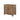 LIVARA 105 Laptop Cabinet Desk, Rustic Oak Finish, Sliding Shelf with Drawer and Storage Doors, X-Cross Design, Farmhouse Industrial Style, Home Office Furniture