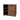 LIVARA 109 Modern Lateral Filing Cabinet, Two Drawers with Hanging Bars, Open Shelves for Storage, Brass Handles, MDF Structure, Home Office Organizer - Walnut