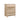 LIVARA 437 Tallboy Dresser, Tasmanian Oak Veneer, Four Drawers, Solid Wood Legs, Minimalist Scandinavian Style, Natural Finish