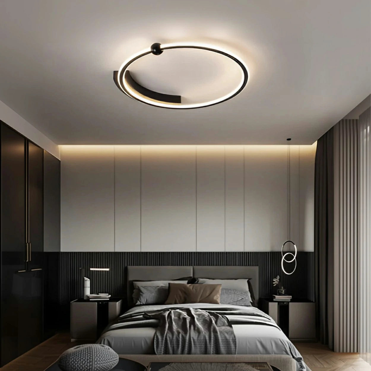 LIVARA 43W Silicone Ceiling Light with Full-Spectrum Eye-Protection LED, Three-Color Dimmable Lighting & Soft Diffused Glow