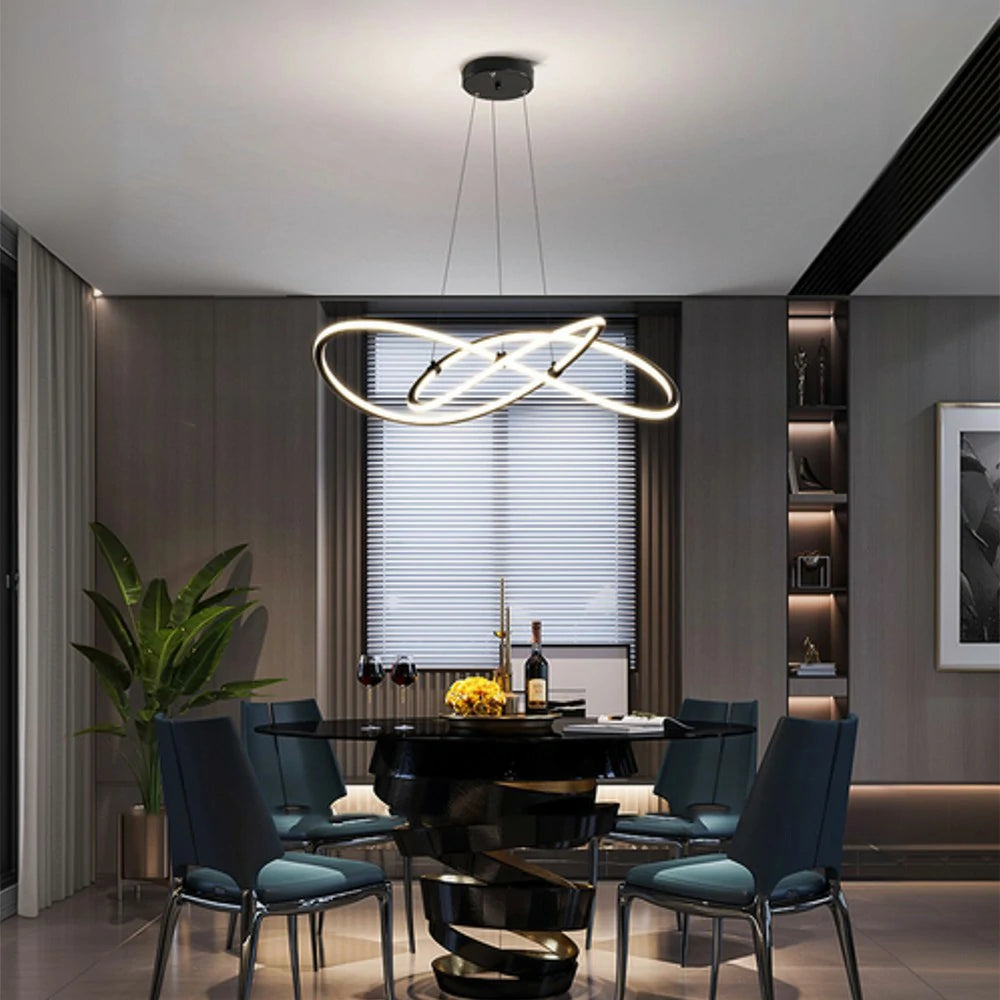 LIVARA 102W Pendant Light with Full-Spectrum Eye-Protection LED, Adjustable 1.5m Suspension & Matte Finish Moisture-Resistant Body