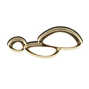 LIVARA 294W Ceiling Light with Full-Spectrum Eye-Protection LED, Three-Color Dimmable Lighting & PMMA Soft Diffuser Iron Body Design - Black