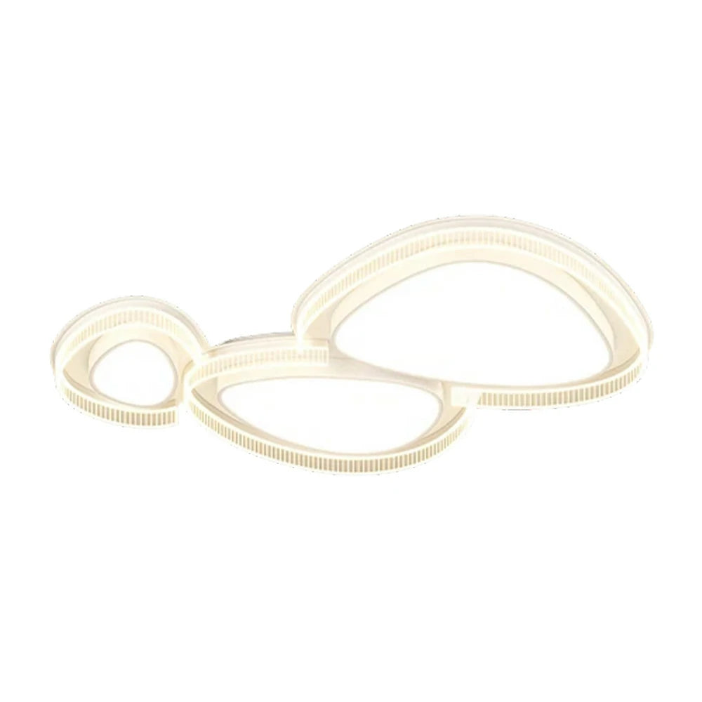 LIVARA 294W Ceiling Light with Full-Spectrum Eye-Protection LED, Three-Color Dimmable Lighting & PMMA Soft Diffuser Iron Body Design - White