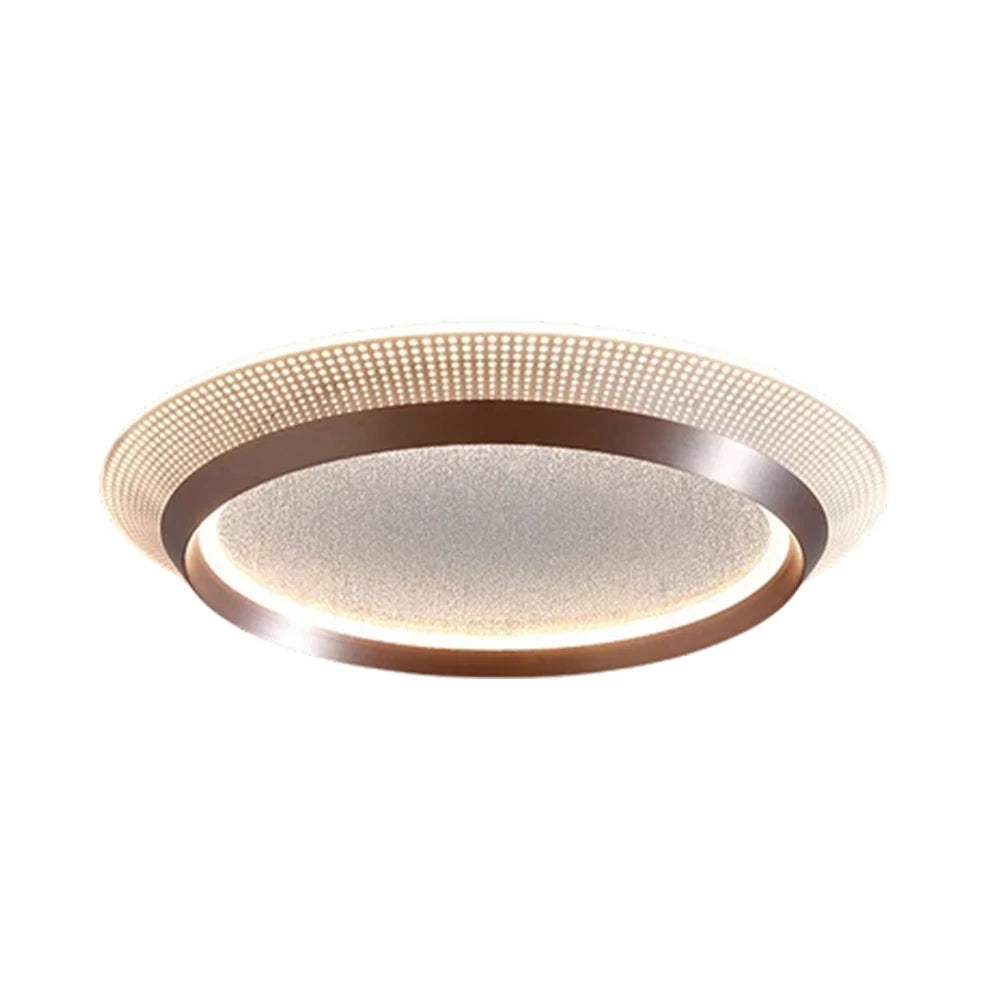 LIVARA 72W Ceiling Light with 3D Starlight Mirror Effect, Full-Spectrum Eye-Protection LED & Brushed Aluminium Body