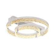 LIVARA 40W Aluminium Ceiling Light with Full-Spectrum Eye-Protection LED, Three-Color Dimmable Lighting & Wide PMMA Diffuser - White