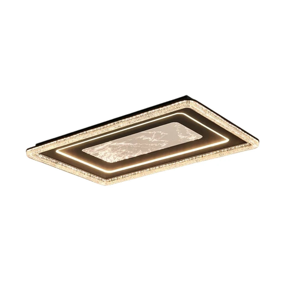 LIVARA 135W Ceiling Light with Soft Diffused Lighting, Full-Spectrum Eye-Comfort LED & Matte Black Iron Frame