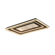 LIVARA 135W Ceiling Light with Soft Diffused Lighting, Full-Spectrum Eye-Comfort LED & Matte Black Iron Frame