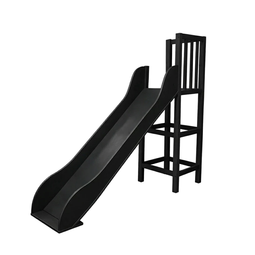 Only Slide! LIVARA Space-Saving Slide Attachment for SF01 Bunk Bed - Black