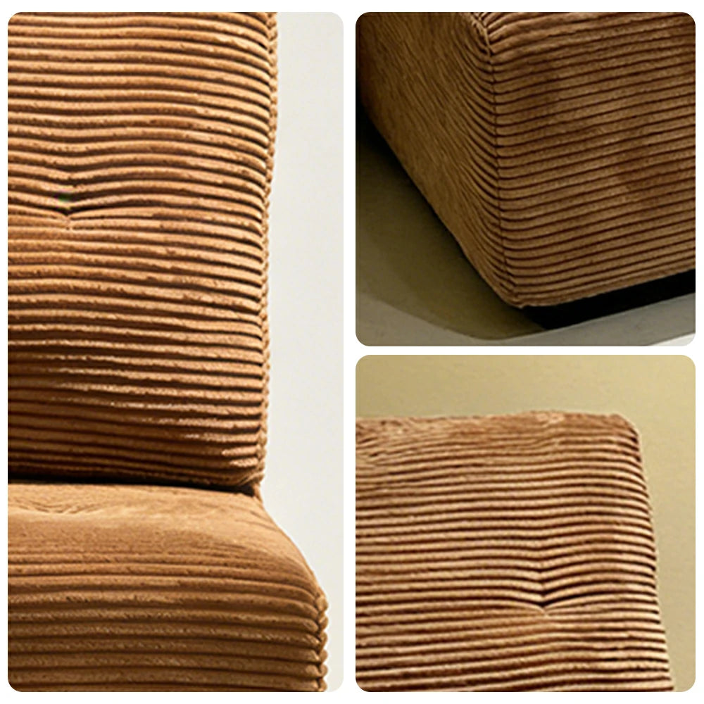 LIVARA B317A Single Sofa Compressible Packaging Quick Rebound Cushion High Density Foam Core Space Saving Design