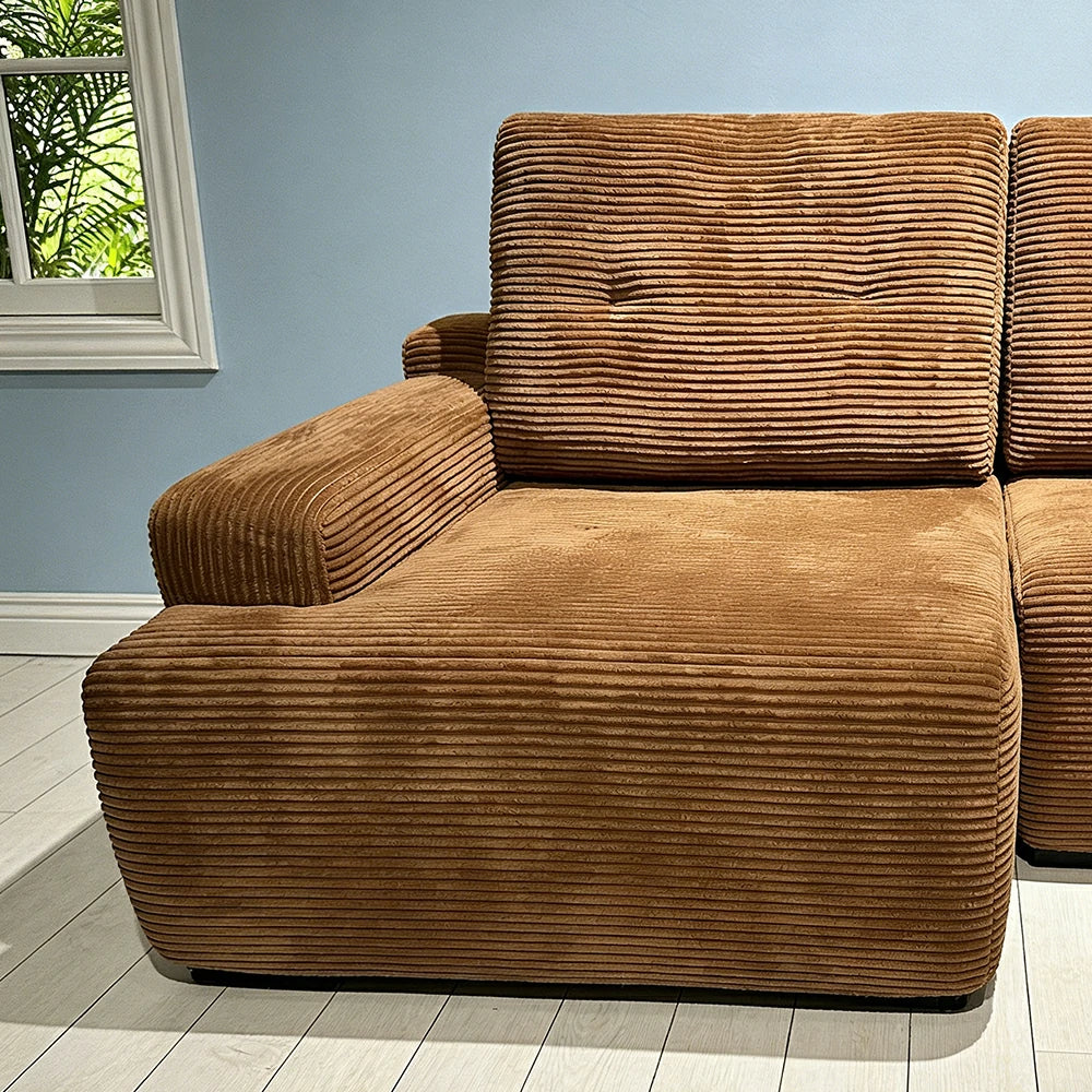 LIVARA B317B Single Arm Sofa Compressible Packaging Quick Rebound Cushion High Density Foam Core Space Saving Design