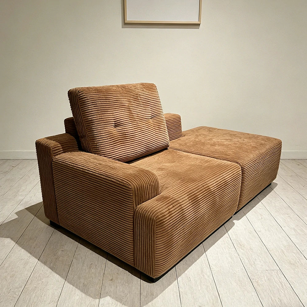 LIVARA B317B Single Arm Sofa Compressible Packaging Quick Rebound Cushion High Density Foam Core Space Saving Design