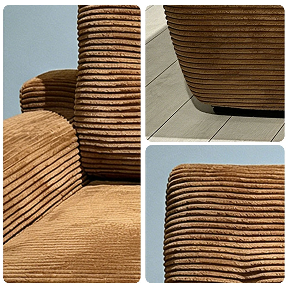 LIVARA B317B Single Arm Sofa Compressible Packaging Quick Rebound Cushion High Density Foam Core Space Saving Design