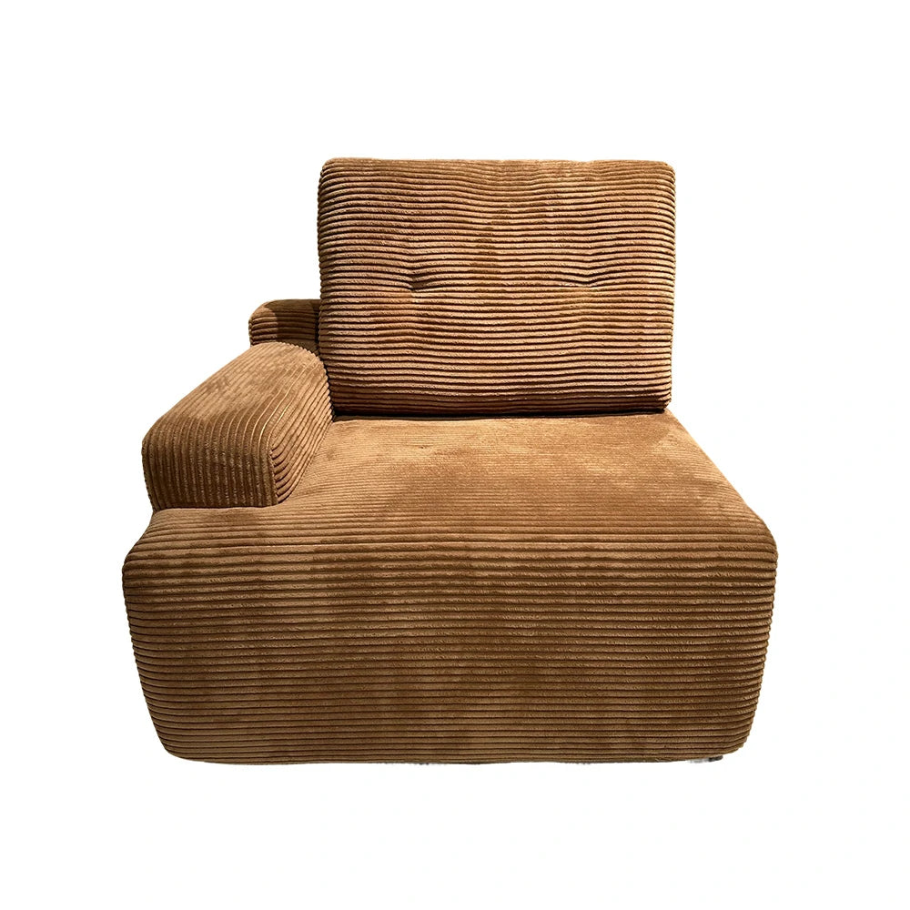 LIVARA B317B Single Arm Sofa Compressible Packaging Quick Rebound Cushion High Density Foam Core Space Saving Design