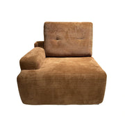 LIVARA B317B Single Arm Sofa Compressible Packaging Quick Rebound Cushion High Density Foam Core Space Saving Design